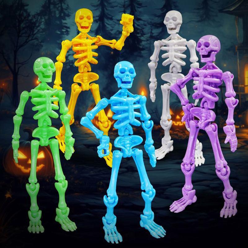 Multi-Jointed Movable Shapeshift Robot 3D Printed Skeleton Mannequin Dummy Lucky 13 Action Figures Desk Ornament Halloween Decor