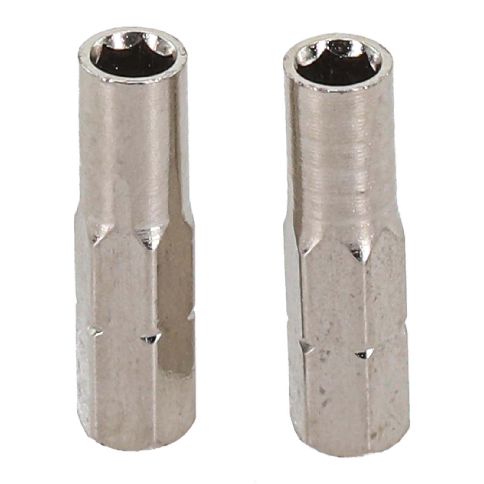

2Pc 6.35mm Insert Bit Adapter To 4mm Hex Shank Electric Screwdriver Tools Conversion Head Magnetic Sleeve Hand Tools