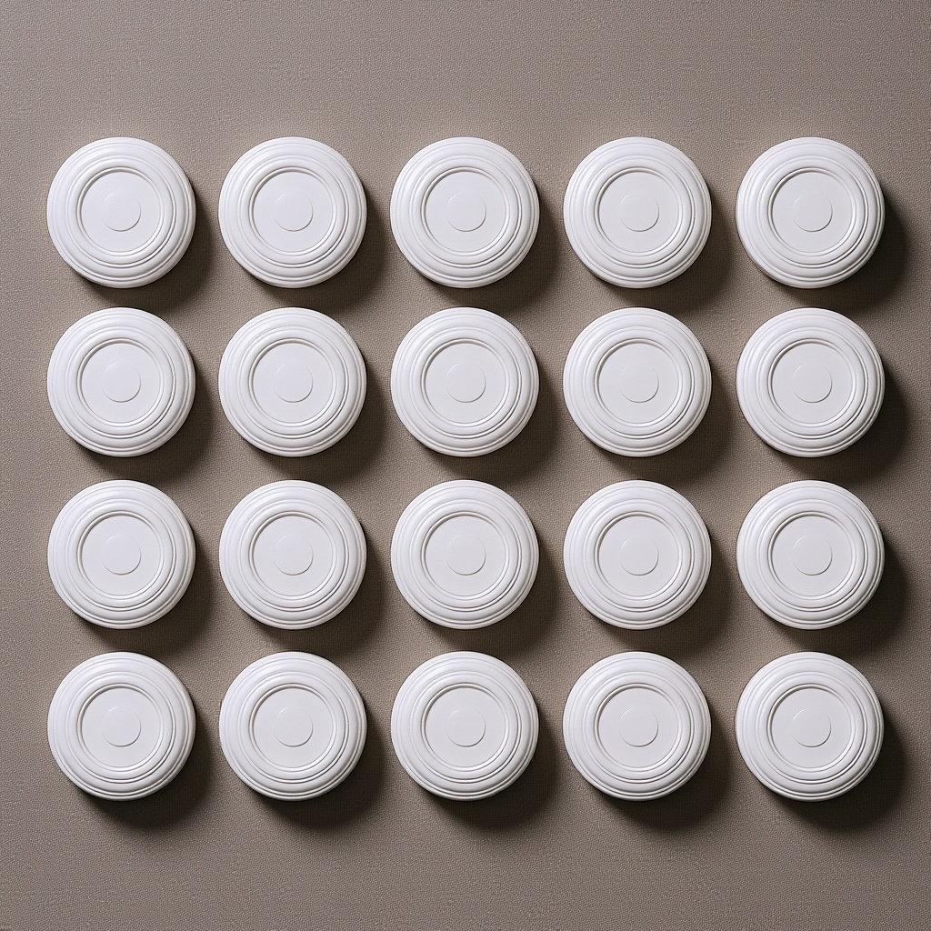

20Pcs Clear Self-Adhesive Rubber Furniture Feet Pads 1.8x0.2cm Skid Proof Noise Reducing Floor Protector for Wood Tables Chairs Size 2