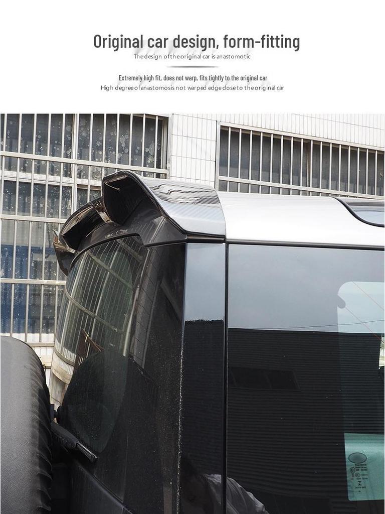2022 Land Rover Defender 110 No-Drill Carbon Fiber Tail Wing Roof Modification
