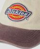 DICKIES Big Logo Washed Ball Cap Cream/Burgundy