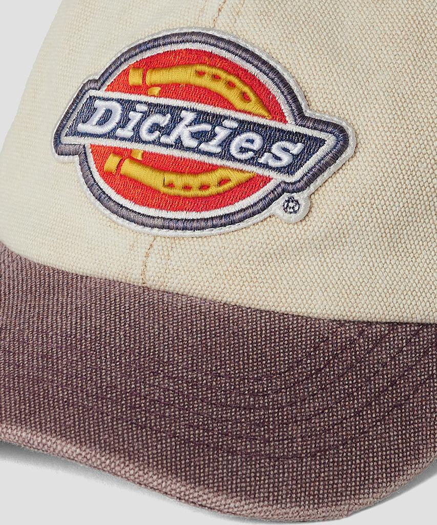 DICKIES Big Logo Washed Ball Cap Cream/Burgundy