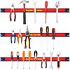 BestBuy Magnetic Tool Bars, Magnetic Tool Holders, Magnetic Tool Bars, Set of 6, 460mm, Metal, Wall-Mounted Tool Holder for Wrenches and Pliers, Garag