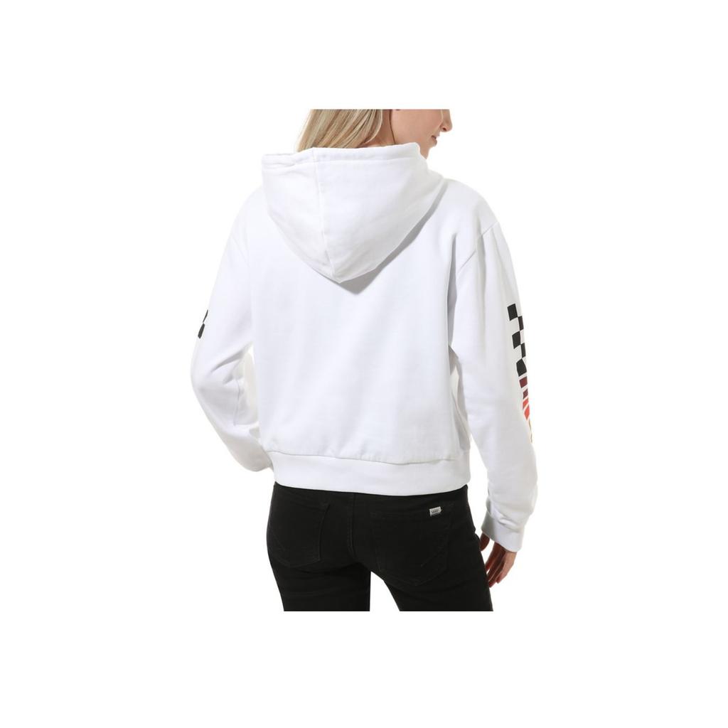 Vans Sports Casual Long Sleeve Hoodie Women hoodies White VN0A47YDWHT