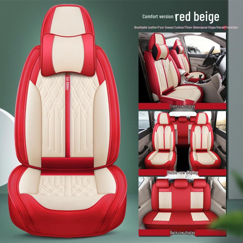 Fundas de Asiento de Cuero Envolvente Completo Baojun 730 para 7 Plazas (2+2+3), Cojines para todas las estaciones.