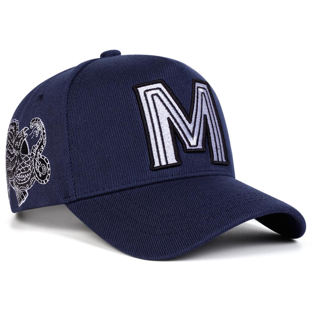 Unisex M Letter Embroidery Baseball Caps Spring And Autumn Outdoor Adjustable Casual Hats Sunscreen Hat Sports Cap