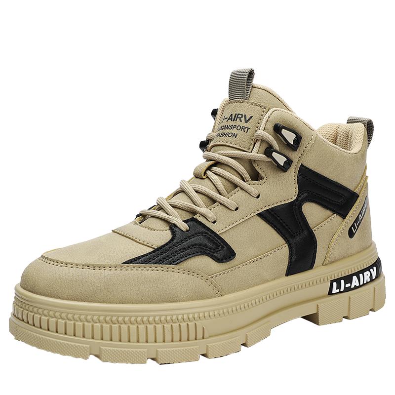 

Новые Зимние Кожаные Дизайнерские Роскошные Ботильоны на Платформе Челси Тактические Ковбойские Боевые Рабочие Кроссовки для Безопасности Мужские Ботинки Повседневная Обувь 44 коричневый