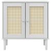 Vidaxl Senja Cabinet, Rattan Imitation, White, 80X35X80 Cm, Pine