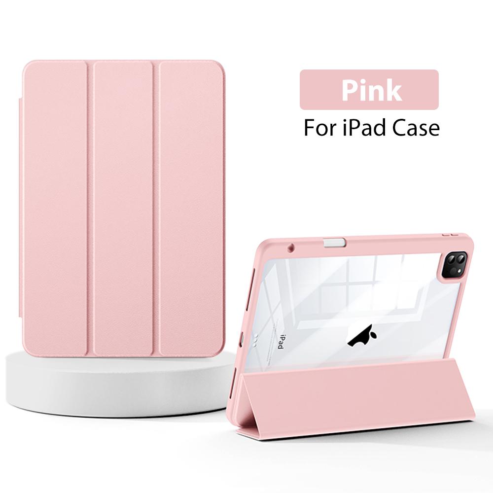 

Чехол для iPad для iPad 10-го поколения Pro 12,9 11 13 2024 9-го, 8-го, 7-го поколения, чехол для iPad Air 5, 4, 3, 2, 5, 4, Mini 6, 10,5 7th 8th 9th 10.2 розовый