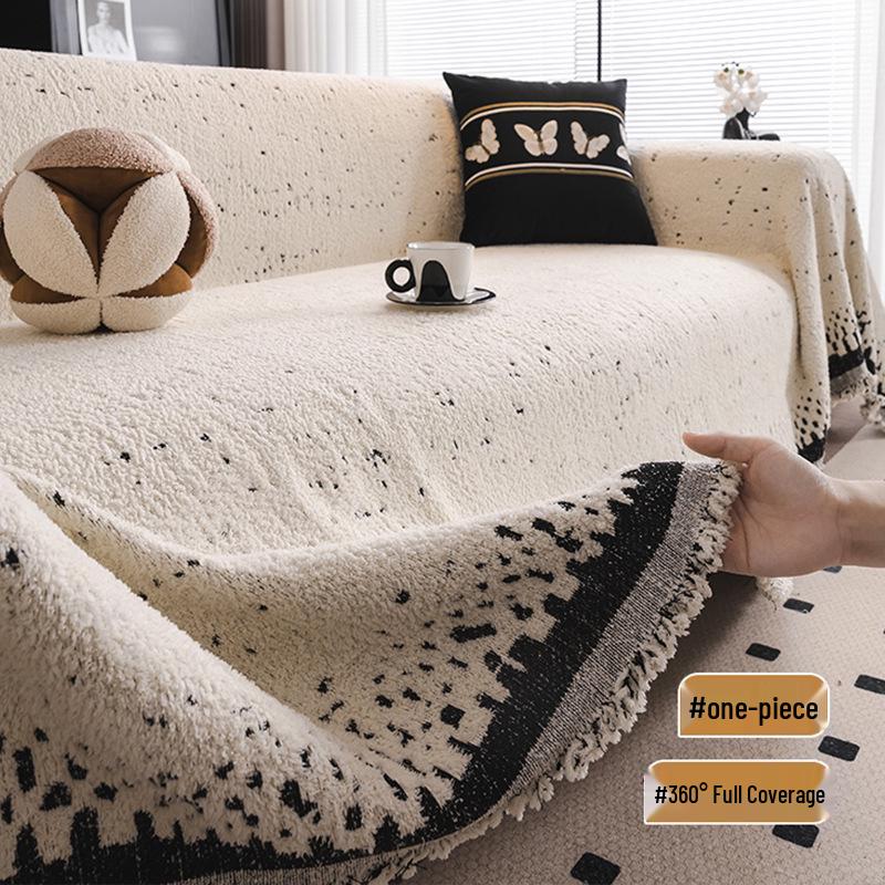 2025 All-Season Universal Sofa Cover: Anti-Scratch, Full Wrap, One-Piece Cushion Protector