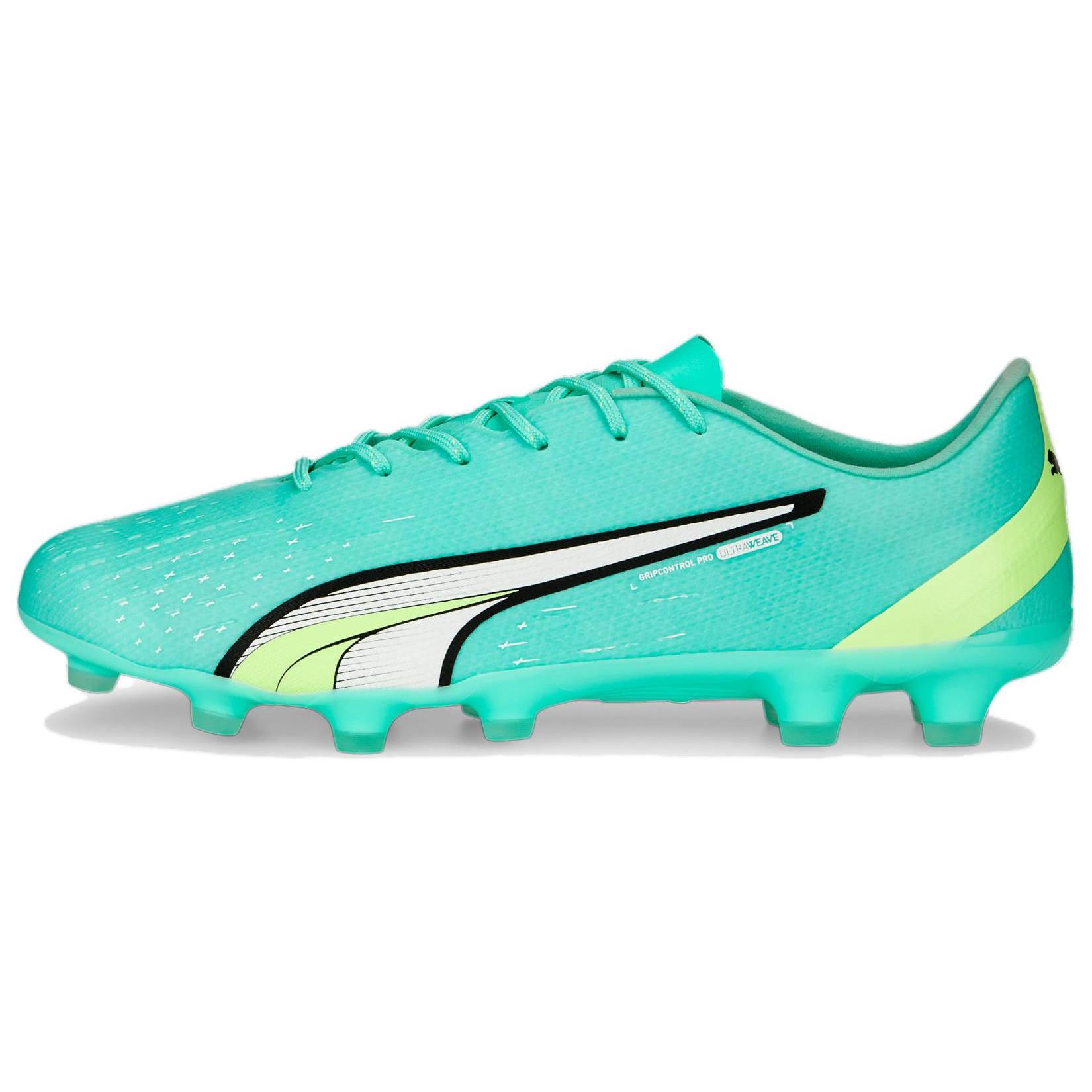 

Новые PUMA Ultra Pro AG Короткие резиновые шипы HG Короткие резиновые шипы Обувь для футбола на искусственном газоне Мужская Зеленый Белый 107241-03 40.5