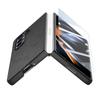 For Samsung Galaxy Z Fold6 5G Magnetic Case Carbon Fiber Texture Leather+PC Cover with Screen Film