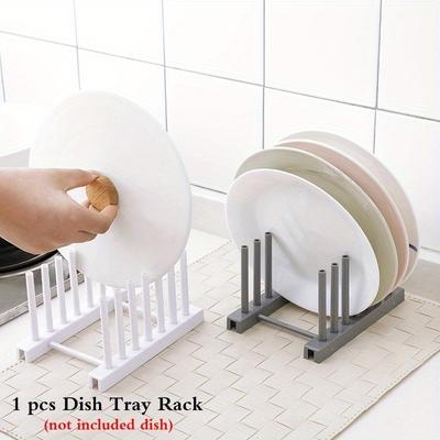 1pcs New Kitchen Organizer Pot Lid Rack Spoon Plate Holder Cooking Dish Tray Rack Stand Kitchen Accessories Home Storage Items