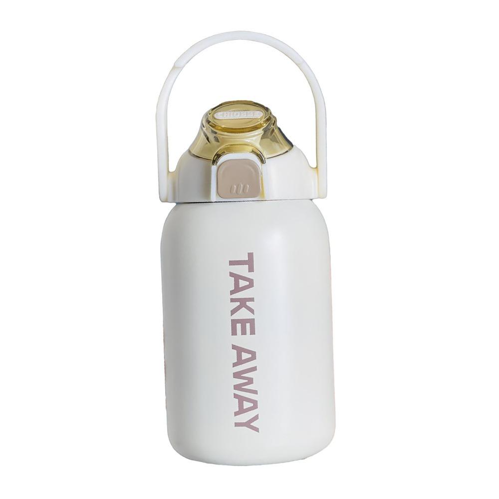 Rustless Steel Thermal Mug 850ml Drink Vessel Drop‑resistant Beverage Cup Daily Hydration