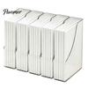 Information Sorting Container Paper Organizer Letter Tray, Acrylic Stackable Desk File Organizer, Clear Home Office Management Holder Sorter