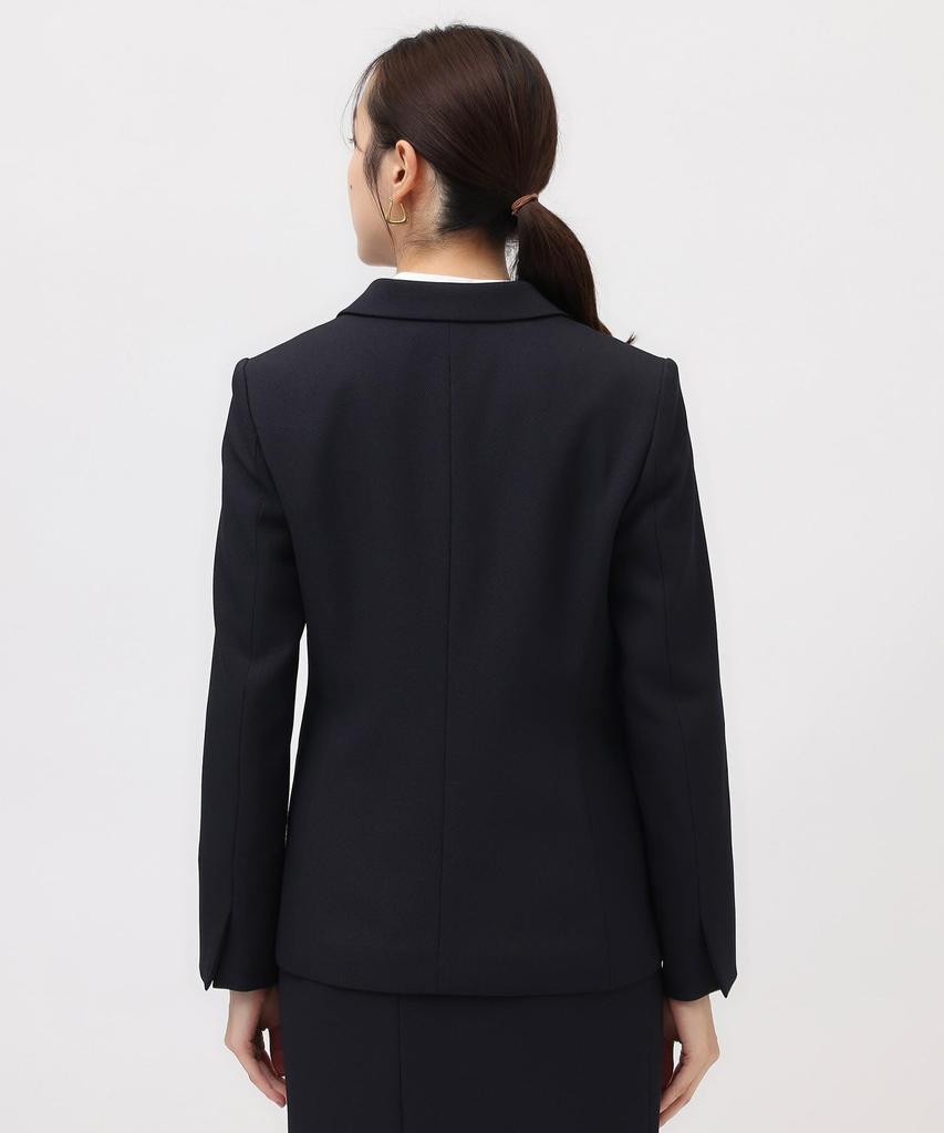 Untitled Worsted Calze Tailored Jacket Navy 02 Perfect for Entrance and Graduations (15349310) Women's (094) (M) - Commuting, Ceremonies,
