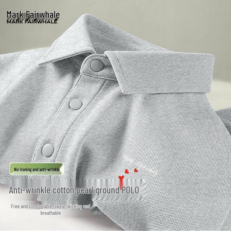 MARK FAIRWHALE Men s Pique Polo Shirt with Red Love Bear Graphic M