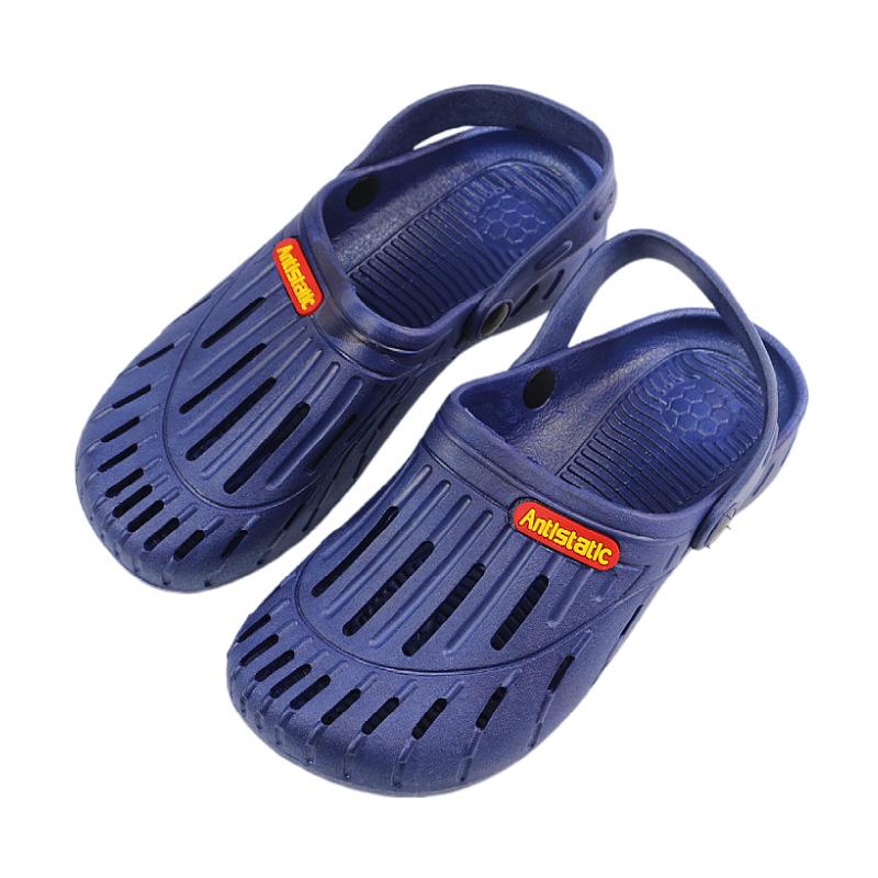 Breathable Anti-static Sandals with Soft, Thick Sole for Dust-Free Work Environments