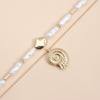 Trendy Baroque Conch Shell Pearls Adjustable Length Necklace Lightweight Comfortable Jewelry For Everyday Style
