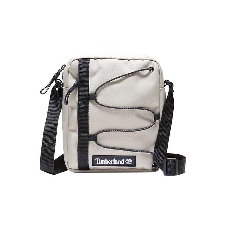 Timberland Logo Patch Polyester Crossbody Shoulder Bag Women bags Light-Gray A5W9WCY2 Light Gray