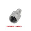 Stainless Steel Carbon Dioxide Inflatable Connector M11 Thread 8mm Quick Connection Adapter Quick Disconnect Accessories