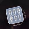 French style Cream Lace Nail Art Mold Silicone Nail Decoration Resin Molds DIY Nails Transparent Mold