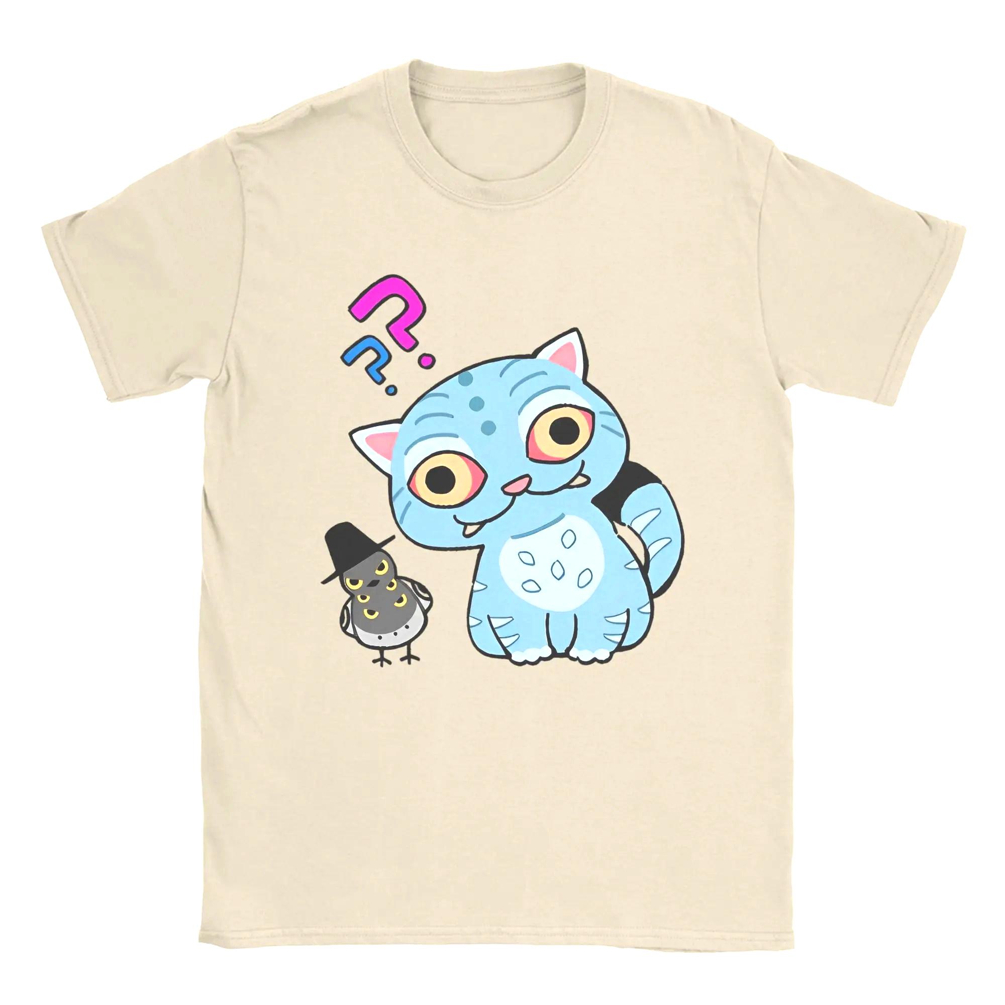 

KPop Demon Hunters Blue Tiger and Magpie T-Shirt Women Crew Neck T Shirts Short Sleeve Tee Shirt Printed Clothing 4XL