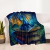 Dragon Reading Magic Book flannel,Lightweight,Flannel Blanket,Comfortable Blanket, Sofa Blanket, gift blankets,Holiday gift blanket Blankets