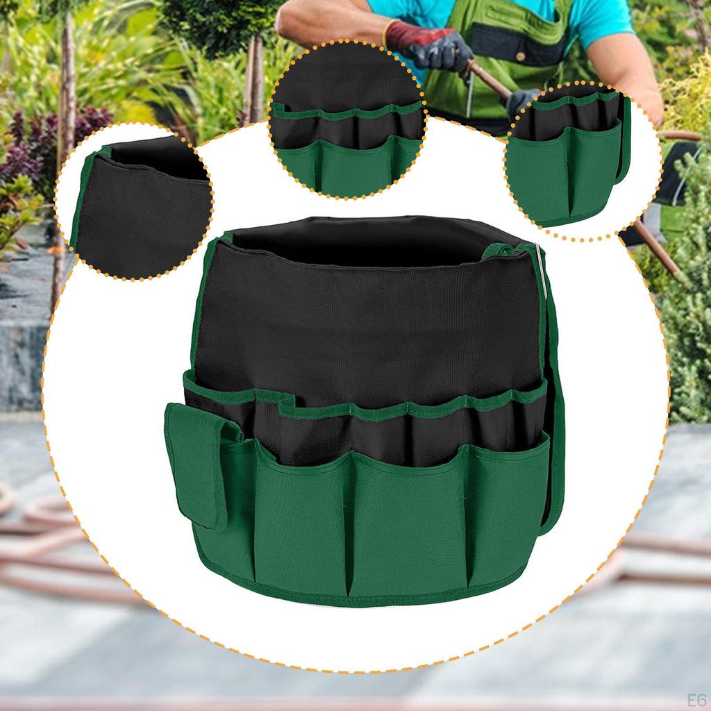 Bucket Bag for Garden Tools, Tool Organizer, Carrier, Storage Hammers