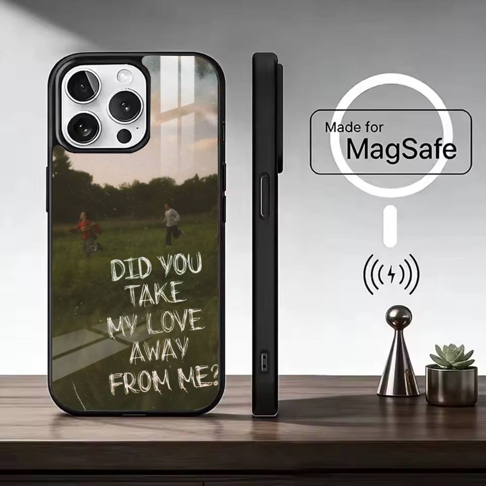 Musician Billie E-Eilish Phone Case For iPhone17,16,15,14,13,12,11 Plus,Pro Magnetic with Magsafe Wireless Charging