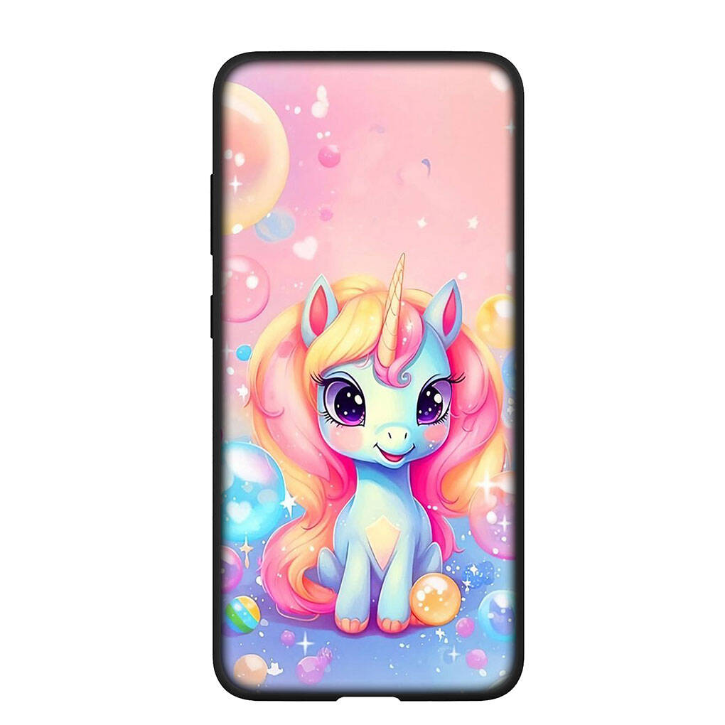 

Phone Case for Samsung Galaxy S25 S23 S22 S21 S20 S24 Ultra FE A05 A06 A15 A16 A36 A37 A35 A54 A55 A56 A57 A25 A26 A53 A17 Lovely Unicorn Horse Cover for Xiaomi Poco M8 5G стеля кольору