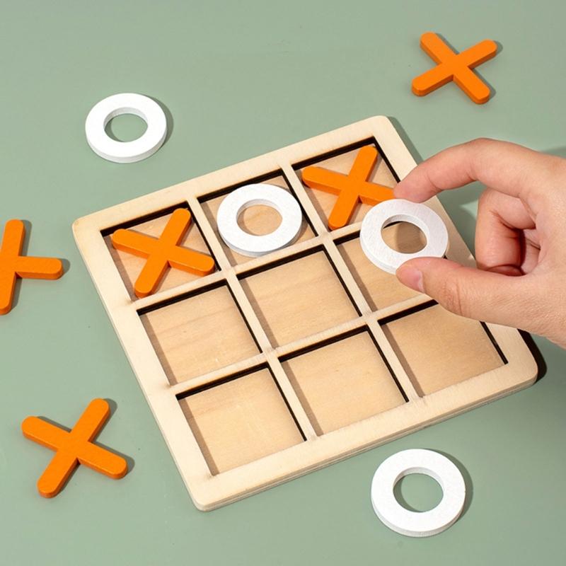 OX Chess Interaction Leisure Board Game Funny Developing Intelligent Parent-Child Toy Family Table Game