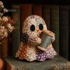 Entspannendes Wochenend-DIY-Aktivität Halloween-Geist Patchwork-Set, Niedliches Puppen-Nähset mit vorgeschnittenen Dekormusterstoffen, Herbstferien-Basteln