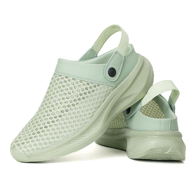 Fashion New Men's Air Mesh Breathable Half Slippers Driving Shoes Casual Mules Moccasins Breathable Loafers Zapatos Hombre