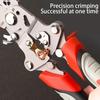 Foldable Crimping Pliers Wire Strippers Splitting Stripping Specialized Splitter Electrician Winding Cable Cutter Tool