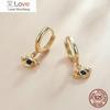 New 925 Sterling Silver Starburst Butterfly Studs Earrings Simple Plated Gold Earrings For Women Fashion Silver Jewelry