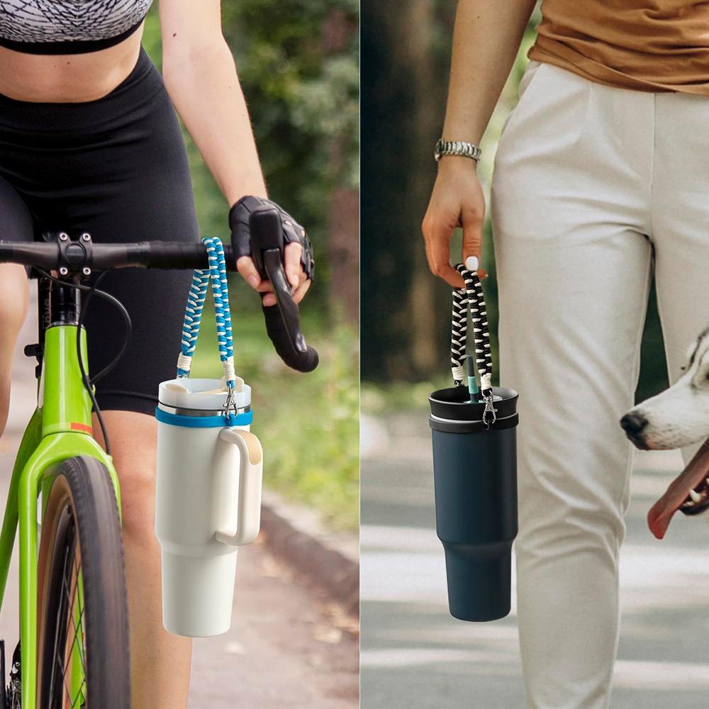 Detachable Water Bottle Lanyard Stretchable Water Bottle Handle Strap  Walking