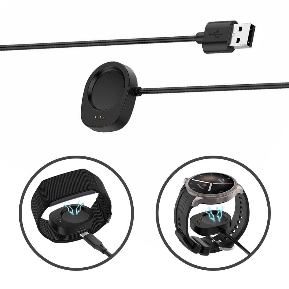 For Amazfit Helio A2445 Smartwatch Charger Magnetic Charging Cable Compatible with Huami Watches Fast Power Cord