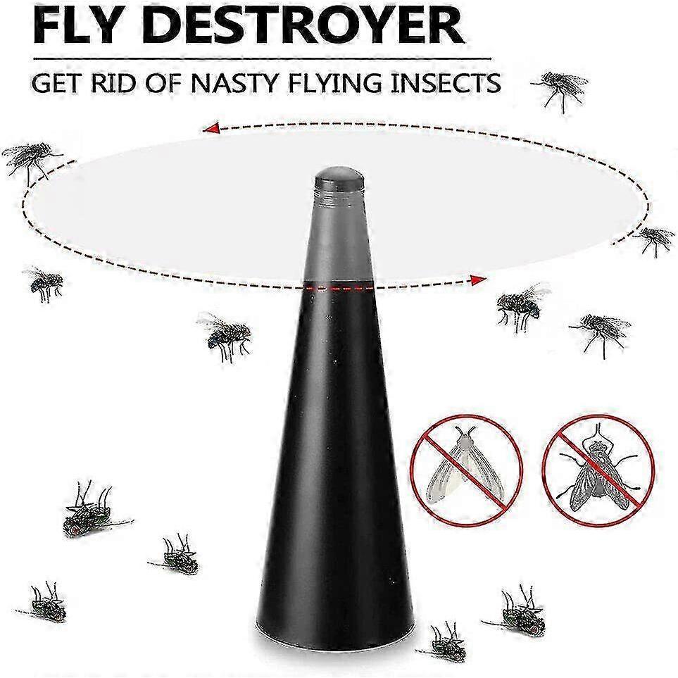 Flies And Mosquito Repel Insect Lovers - Keep Flies And Insects Away From Food Without The Use Of Chemicals Enjoy Your Meal Outdoors1pcs-black