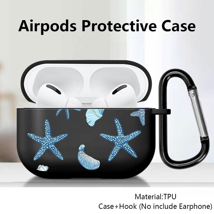 Ocean Shell Stars Case For Airpods Pro 3 Pro2 2 1 Pro3 4 Earphone Cases Cover