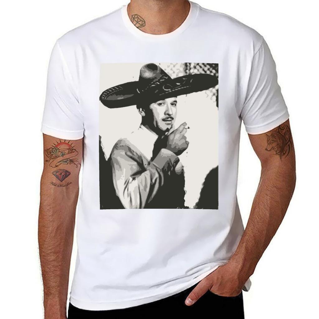 Pedro Infante T-shirt Vakantiefeest T-shirt Voor Unisex