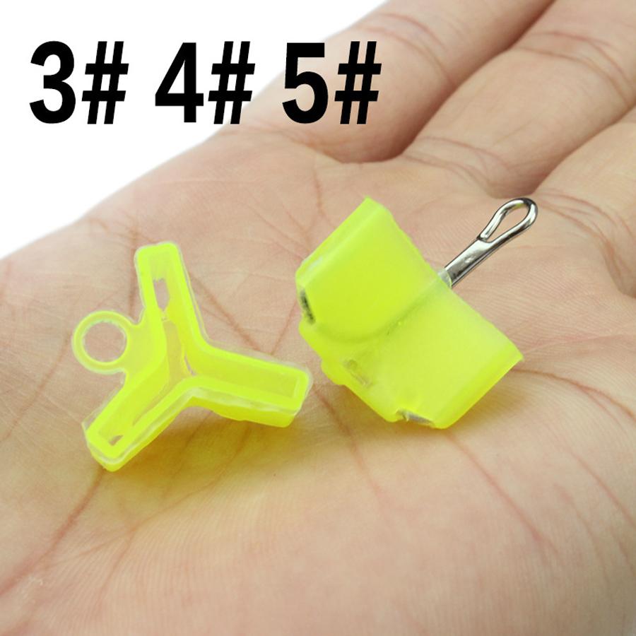 50pcs White Green Treble Hook Protector Covers Set with Slots Sleeves for Tangle-Free Safe Fishing Tackle Storage Organizer 1-5# 260319