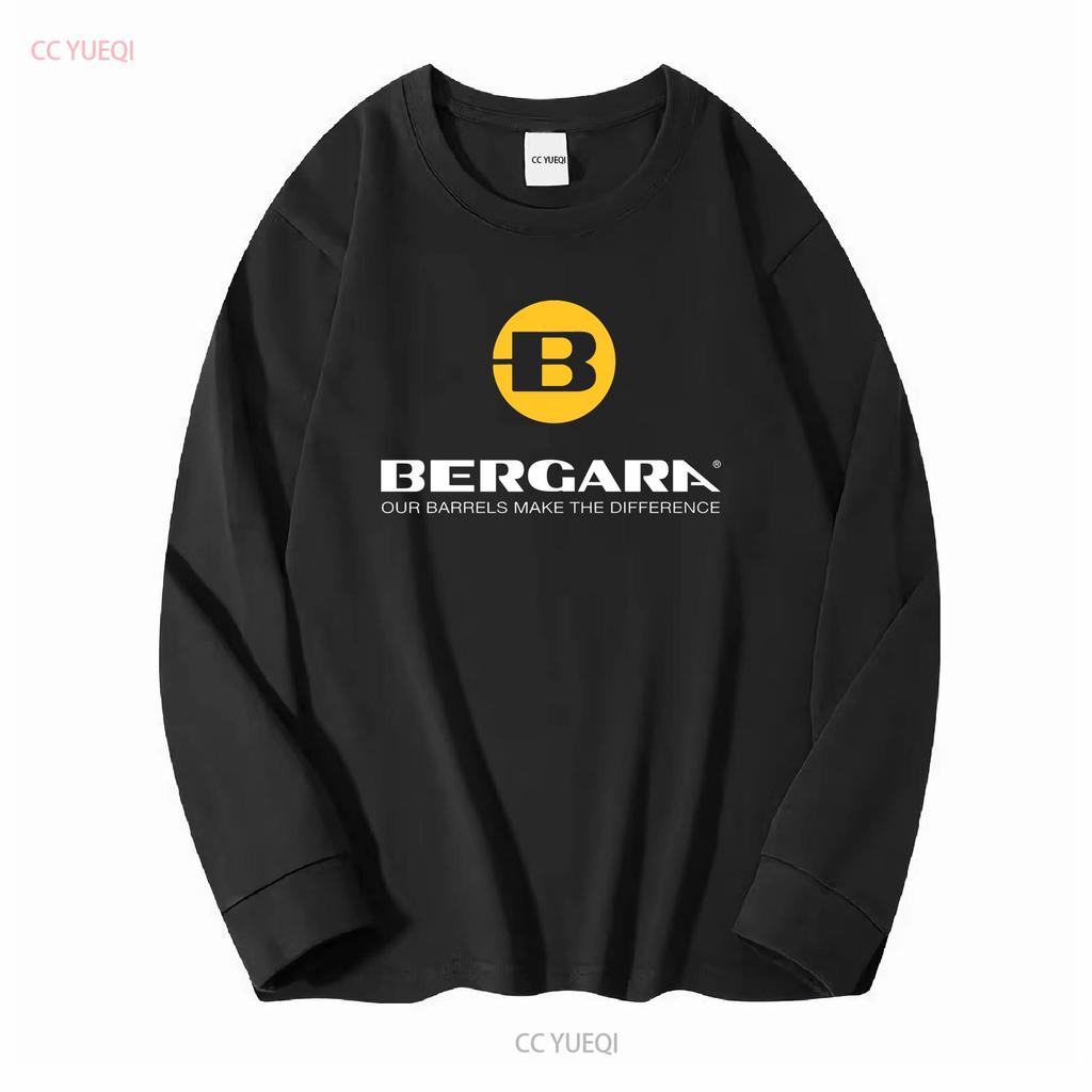 New Bergara Guns Firearms Logo Men's Black T Shirt USA Size S To 5XL Long Sleeves Vintage Washed Breathable Casual Comfortable
