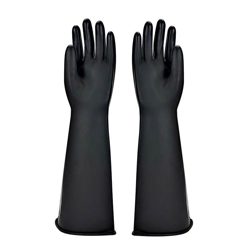 Taoyang Industrial Chemical Resistant Latex Rubber Work Gloves Extra Thick 35cm