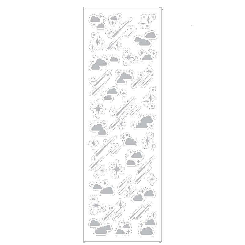 1PCS New Cute Deco Stickers Photocard Decor Kawaii Decorative Scrapbooking Decorative Stickers Kpop Korean Toploader Sticker