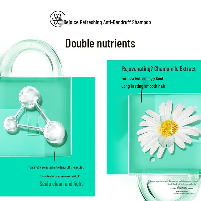 Rejoice Refreshing Anti-Dandruff Shampoo Twin Pack