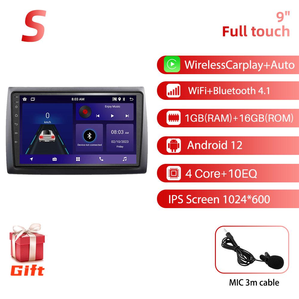 Android Car Radio 9 inch for Fiat Stilo 2010 GPS 2din 4G LTE Multimedia Video Player Head Unit Radio Stereo Wireless Carplay