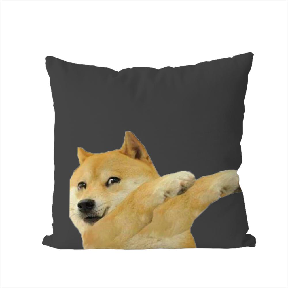 Shiba Inu Pillow Case For Car Sofa Decorative Home Doublesided Print Plush Square Throw Pillow Cushion Cover