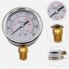 Oil Pressure Gauge Stainless Steel Construction for Water Gas Pressure Meters