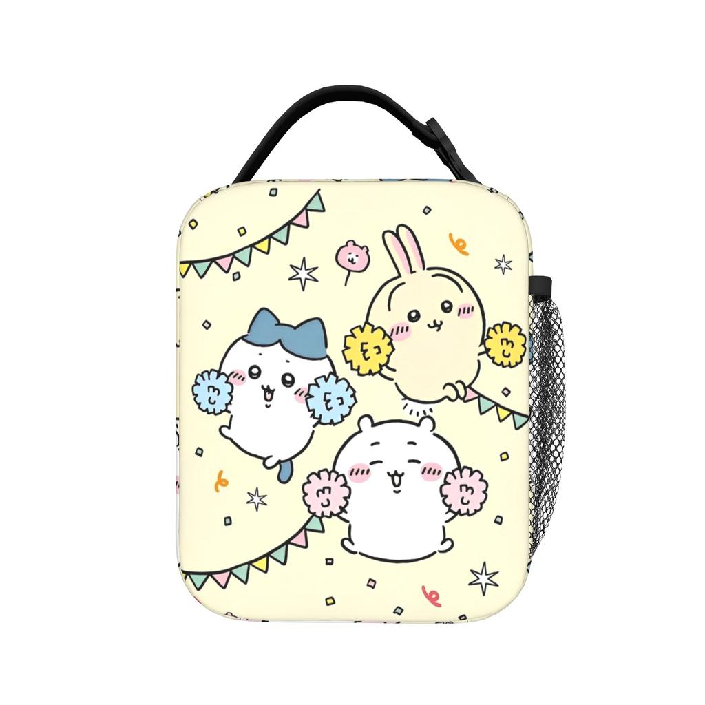 Cute Cartoon Manga Chiikawas Insulated Lunch Bags Leakproof Reusable Cooler Bag Tote Lunch Box Office Picnic Men Women